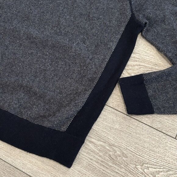 Vince Birdseye Crewneck Wool & Cashmere Sweater Mens Small Casual Soft Comfy NWT - Picture 6 of 12